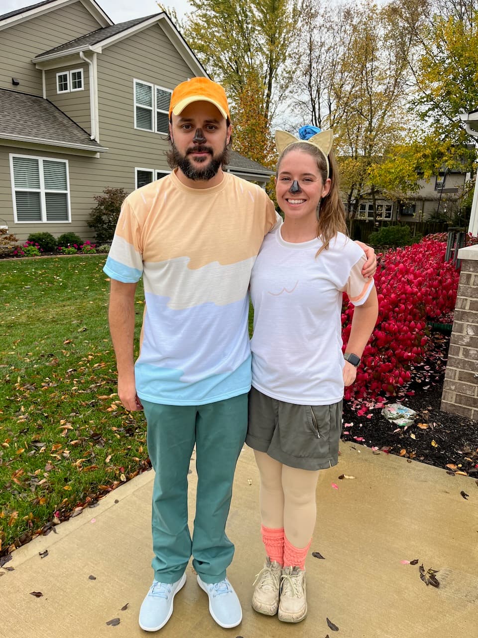 This year’s Halloween costumes: Uncle Rad and Aunt Frisky