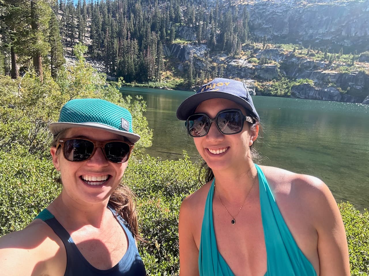 Out at one of our favorite lakes during Carolyn’s visit